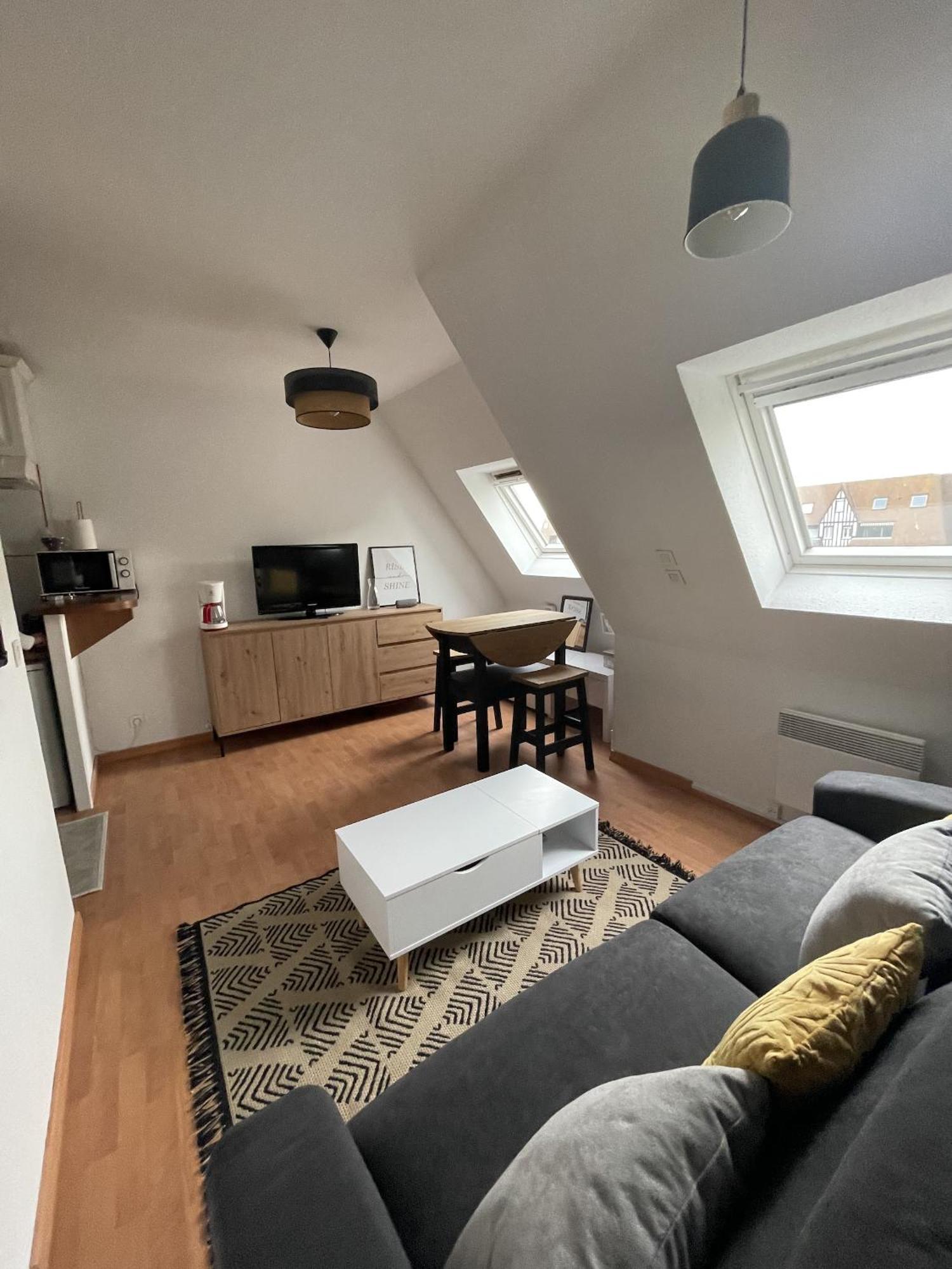 Studio Cocooning Petite Vue Mer Cabourg Exterior foto